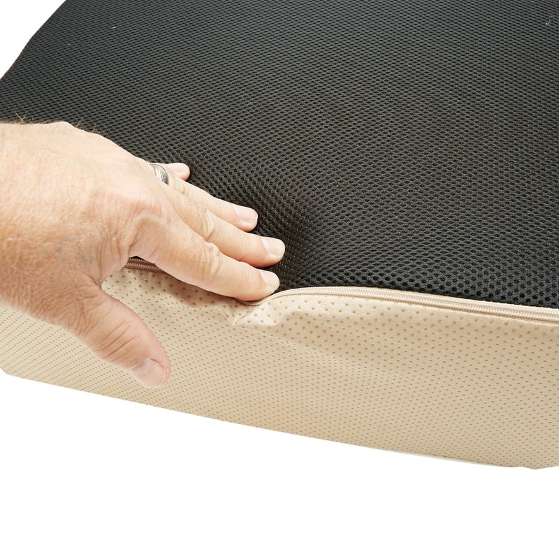 Mind Reader Foot Rest, Under Desk at Work, Ergonomic, Office, Memory Foam, 17" L x 12" W x 7" H, Black - Image 4